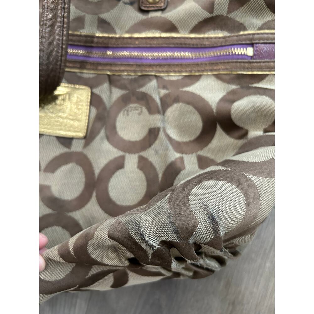 COACH Bundle of 3 - Project Bags - Poppy Glam, Turnlock & Metallic Totes - FAIR - Picture 8 of 10